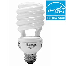 click here to learn about CFLs and save money/energy