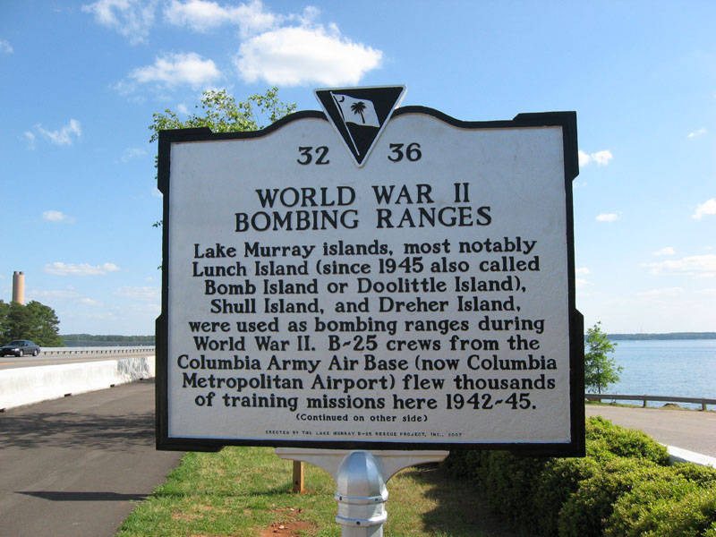 Lake Murray historical marker