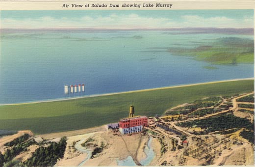 Dreher Shoals Dam circa 1940